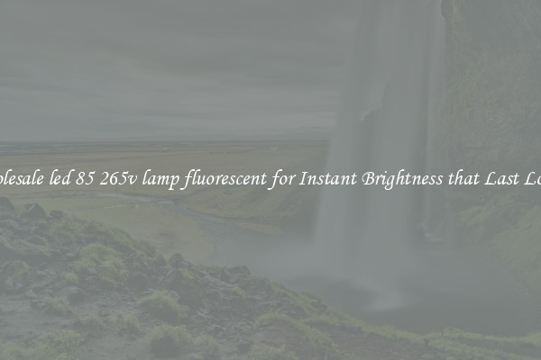 Wholesale led 85 265v lamp fluorescent for Instant Brightness that Last Longer