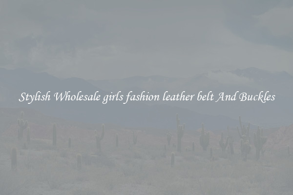 Stylish Wholesale girls fashion leather belt And Buckles
