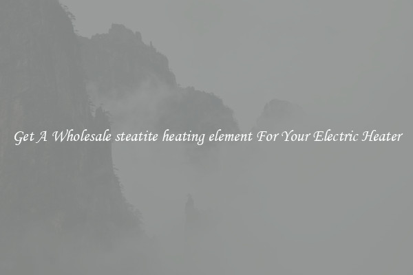 Get A Wholesale steatite heating element For Your Electric Heater