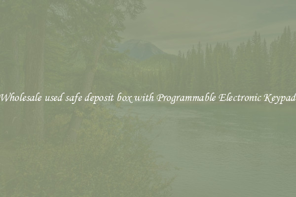 Wholesale used safe deposit box with Programmable Electronic Keypad 