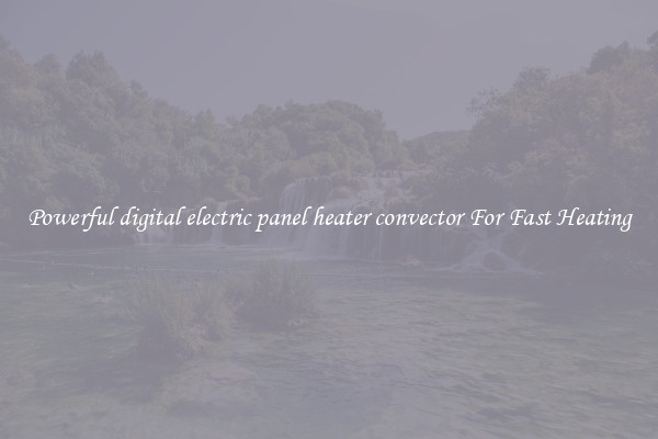 Powerful digital electric panel heater convector For Fast Heating
